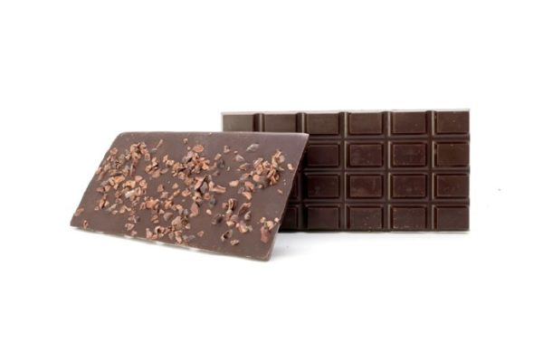 Tablette chocolat fondant aux éclats de cacao bio