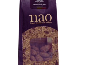 Fèves de cacao Enrobées Chocolat Noir 68% Pérou Bean-to-bar 100g Bio