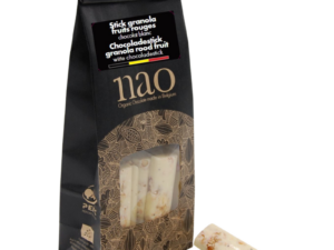 Sticks Chocolat Blanc 35% Granola Fruits rouges 100g Bio